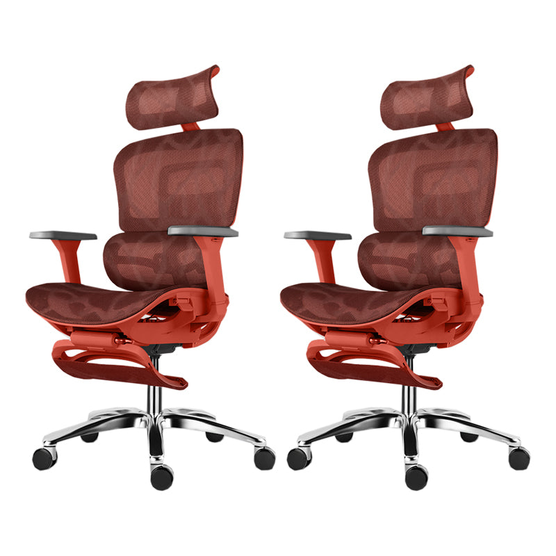 Modern Slide Office Chair Adjustable Seat Height Desk Chair with Breathable Back