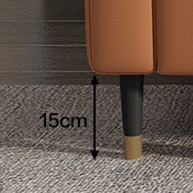 33" Wide Contemporary Sleeper Sofa Futon Orange Sleeper Sofa