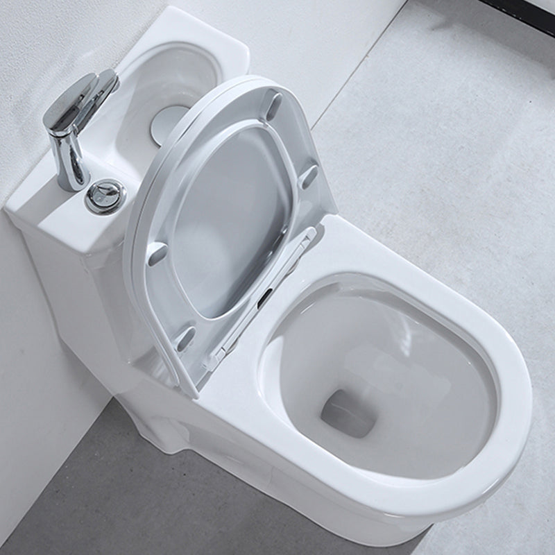 Contemporary One Piece Flush Toilet Seat Included Urine Toilet for Bathroom
