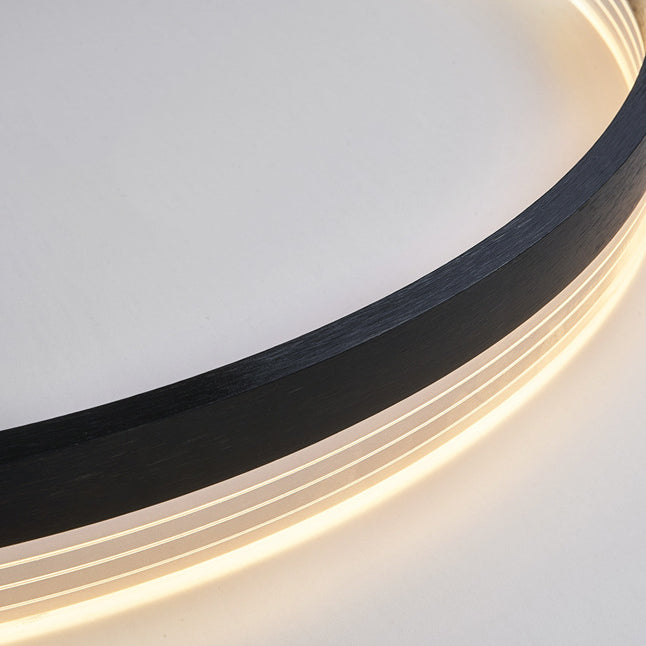 Modern Ceiling Lamp Circle LED Flush Mount Light Fixture for Bedroom