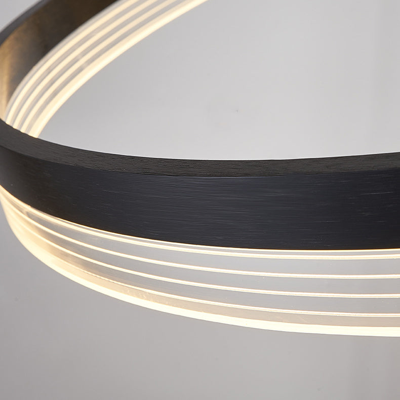 Modern Ceiling Lamp Circle LED Flush Mount Light Fixture for Bedroom