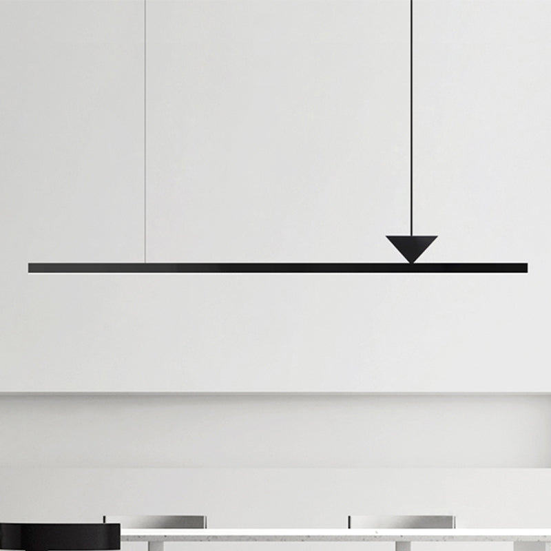 LED Island Hanging Lamp Modern Island Lamp with Acrylic Shade for Dining Room