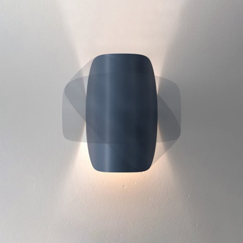 1 Light Geometric Wall Mounted Lamp Contemporary Metal Wall Light Sconces