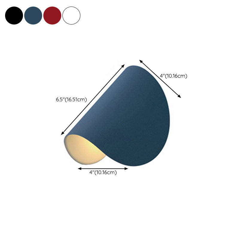 1 Light Geometric Wall Mounted Lamp Contemporary Metal Wall Light Sconces