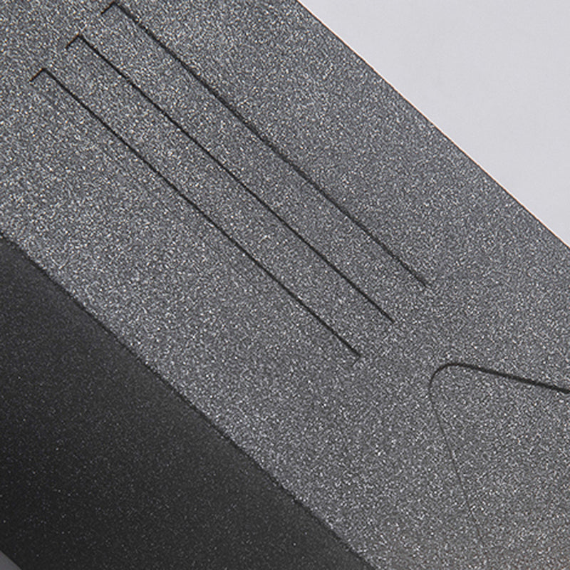 LED Aluminum Wall Mount Contemporary Cuboid Wall Lighting Fixture in Grey