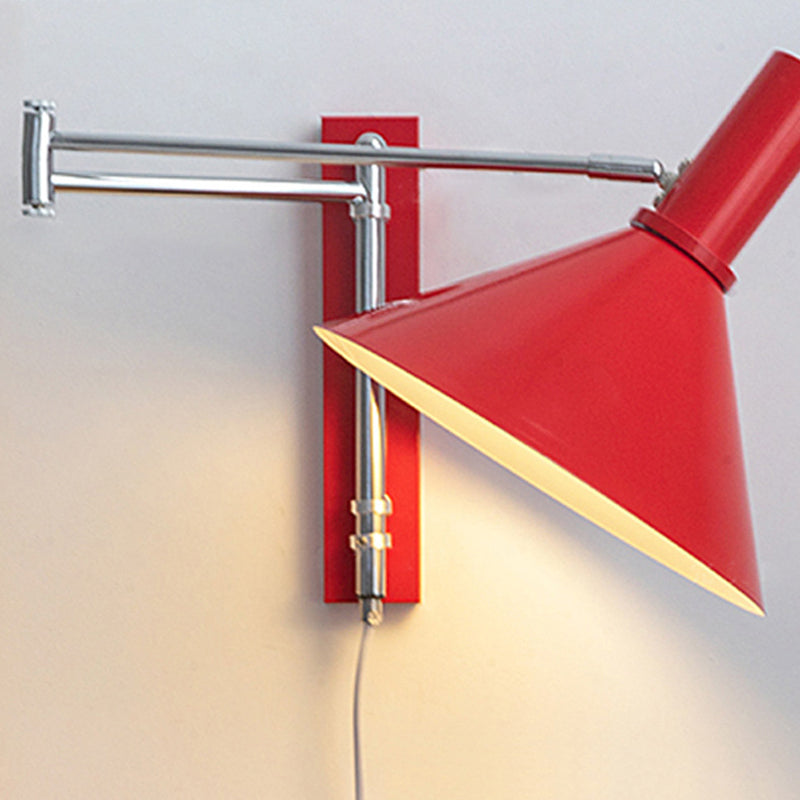 Metal Shade Wall Light Fixture Modern Wall Light Sconce for Bedroom