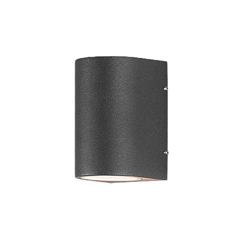Cylinder 1 - Light Wall Lighting Fixture Aluminum Wall Sconce in Black