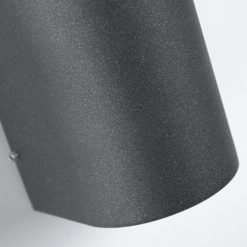 Cylinder 1 - Light Wall Lighting Fixture Aluminum Wall Sconce in Black