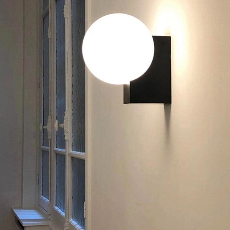 Modern Chrome/Black Bathroom Vanity Light 1 Light Wall Light Sconces