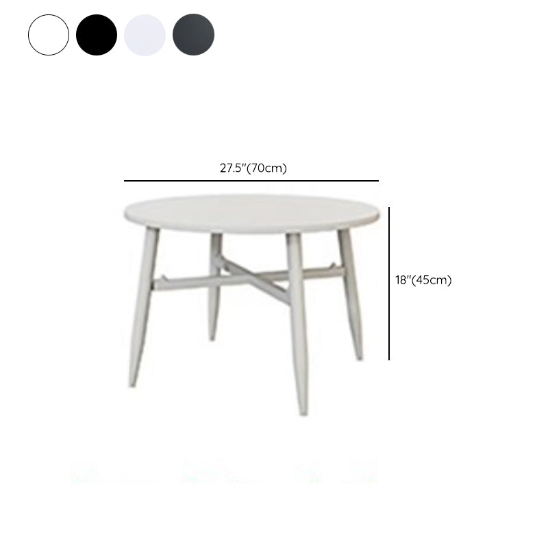 Industrial Matte Finish Finish End Table Metal Water Resistant Side Table