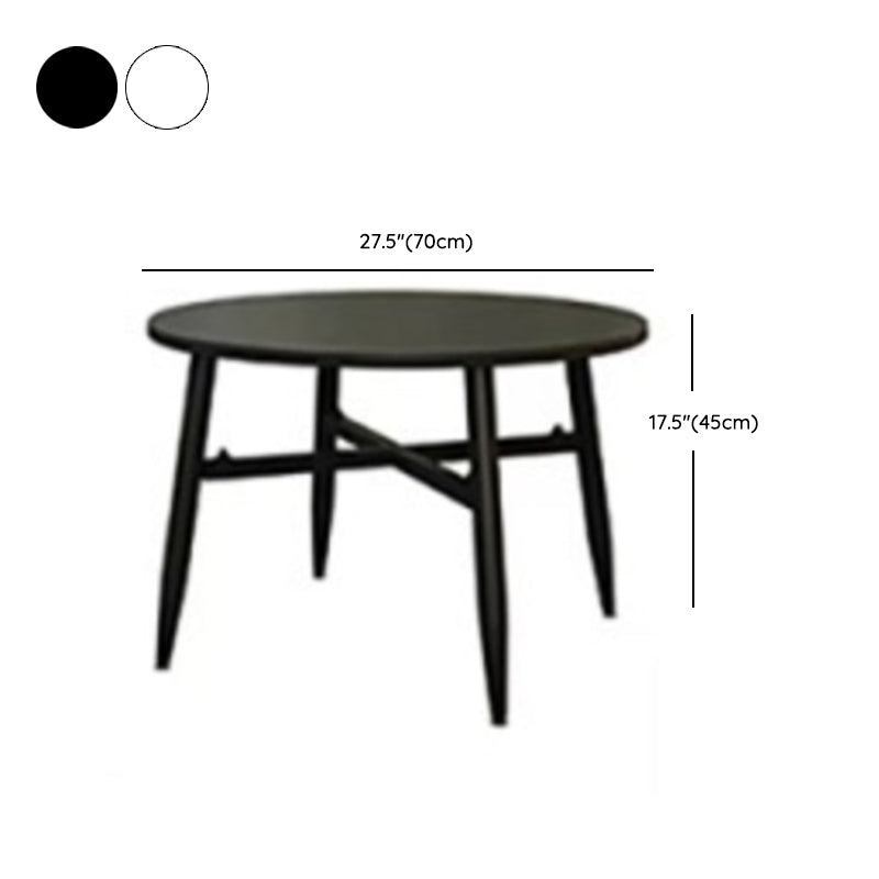 Black Modern Bistro Table Set 1/2/3/4/5 Pcs Metal Bistro Set for Small Places