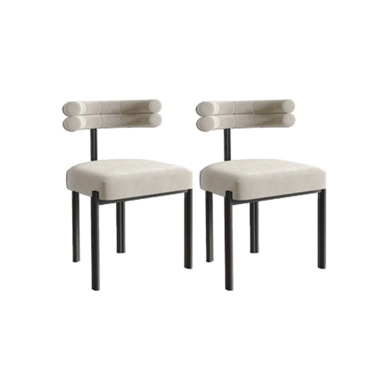 Modern Simple Side Chair Upholstered Side Dining Chair for Living Room