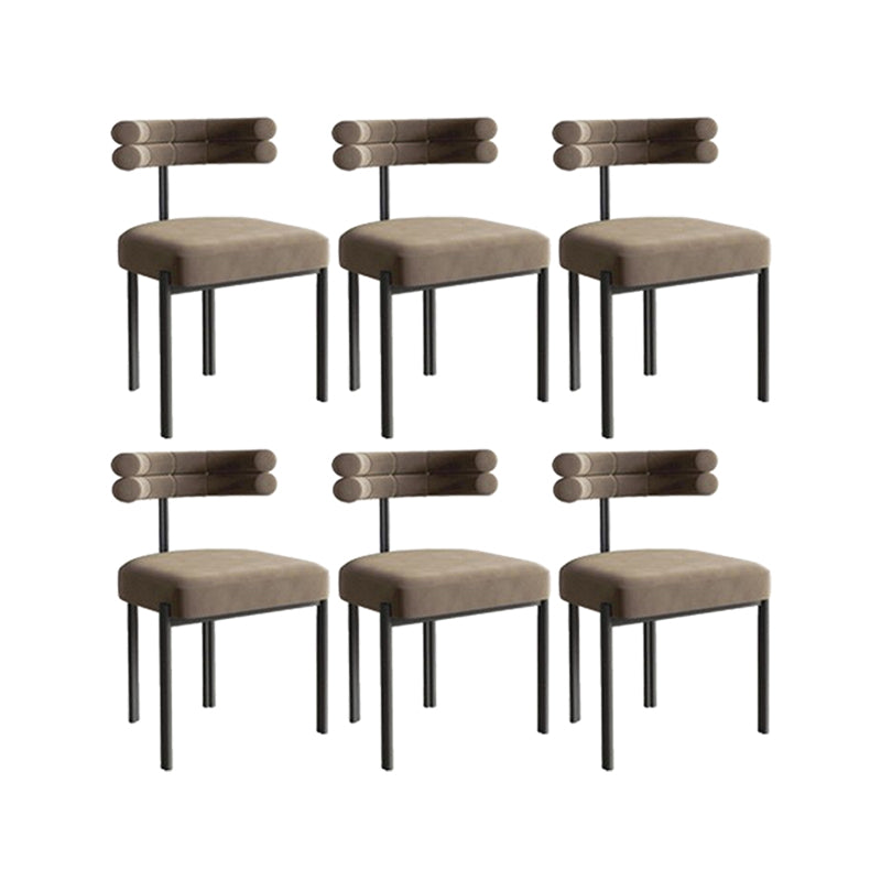 Modern Simple Side Chair Upholstered Side Dining Chair for Living Room