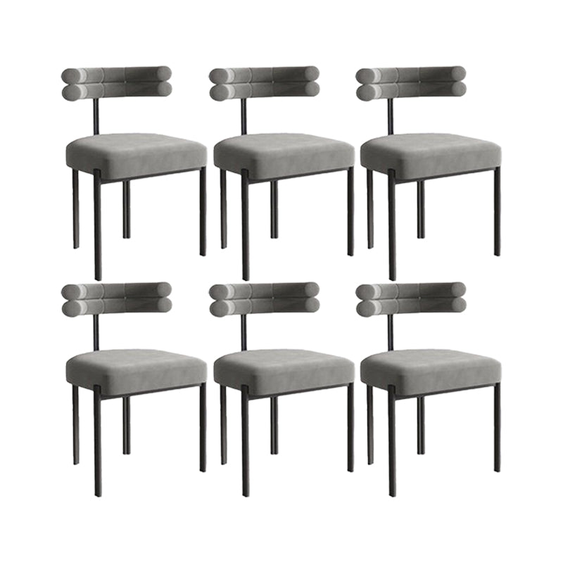 Modern Simple Side Chair Upholstered Side Dining Chair for Living Room