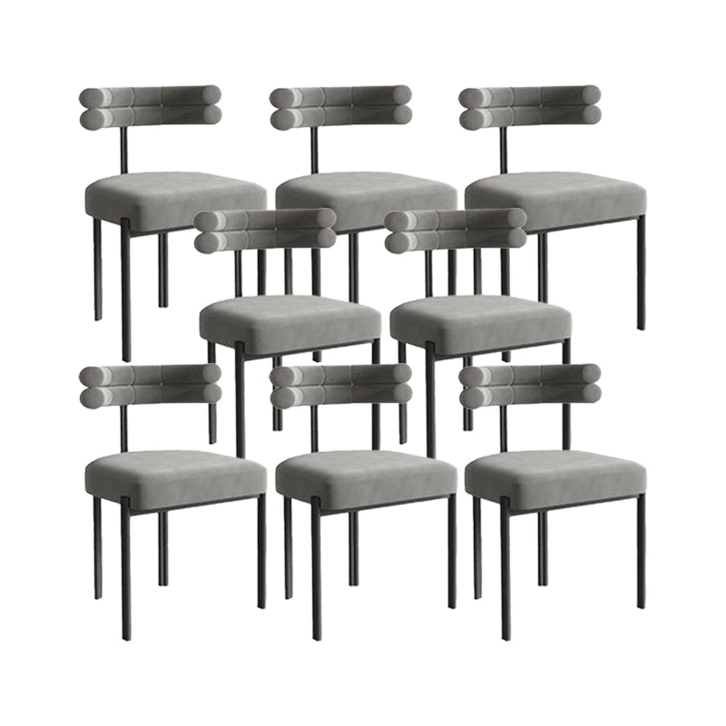 Modern Simple Side Chair Upholstered Side Dining Chair for Living Room