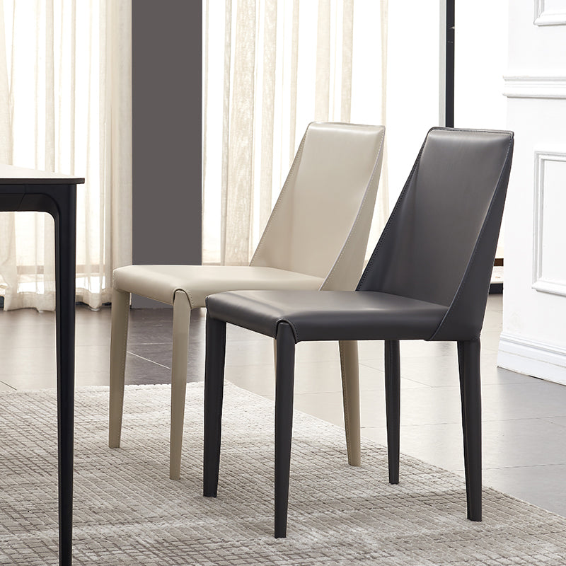 Contemporary Kitchen Dining Chairs Faux Leather Dining Chairs