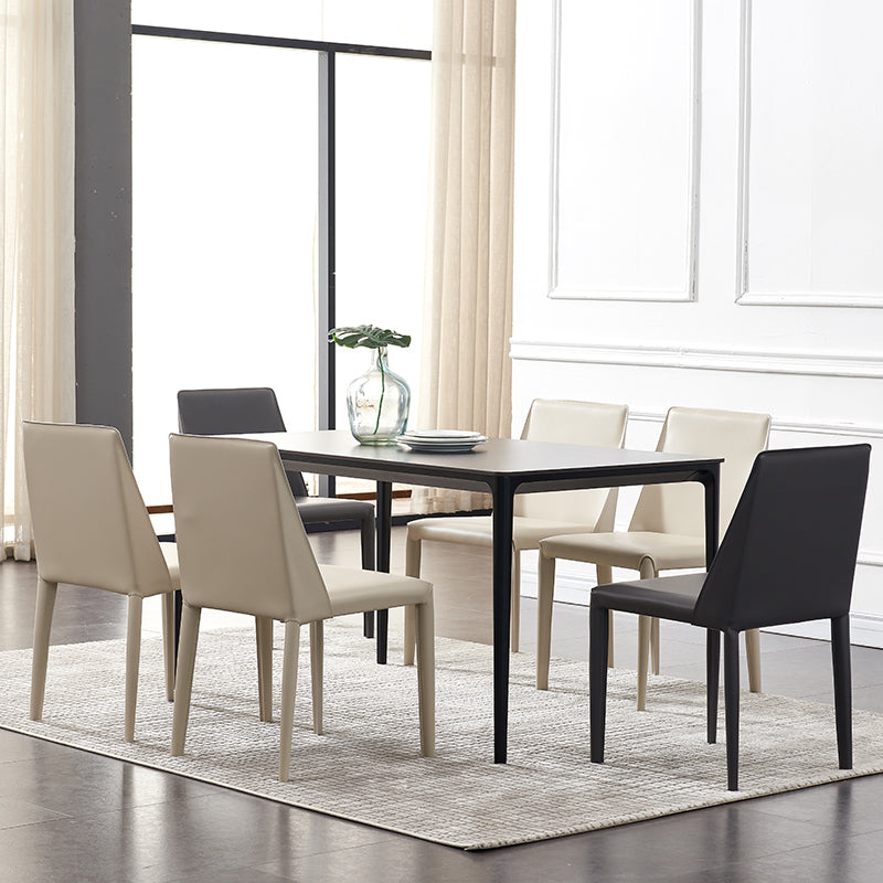 Contemporary Kitchen Dining Chairs Faux Leather Dining Chairs