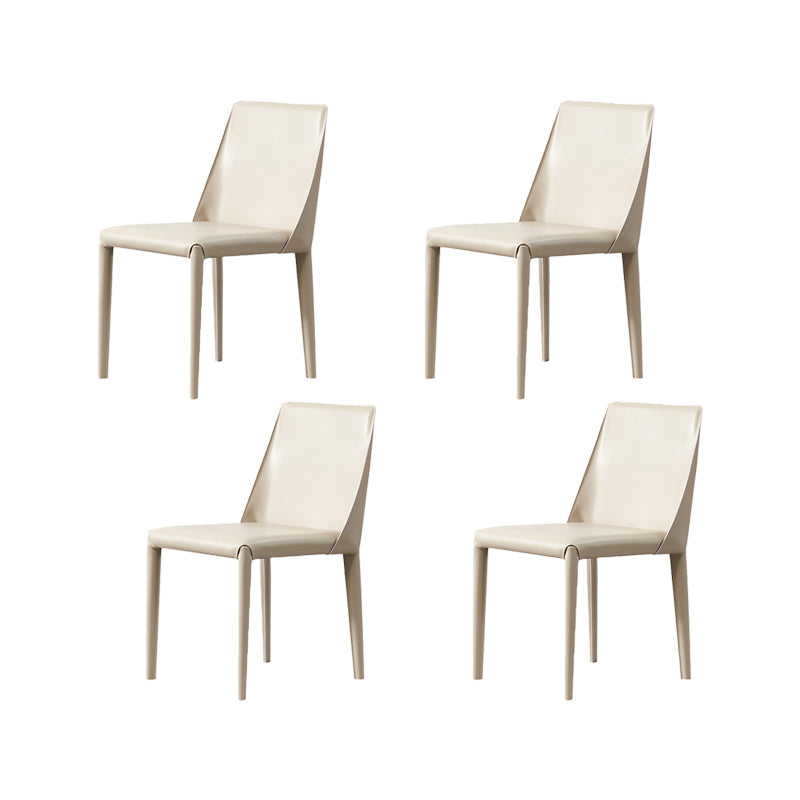 Contemporary Kitchen Dining Chairs Faux Leather Dining Chairs
