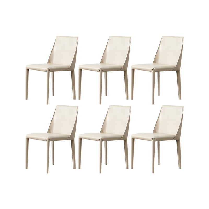 Contemporary Kitchen Dining Chairs Faux Leather Dining Chairs
