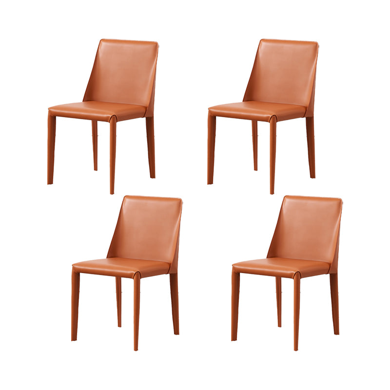 Contemporary Kitchen Dining Chairs Faux Leather Dining Chairs