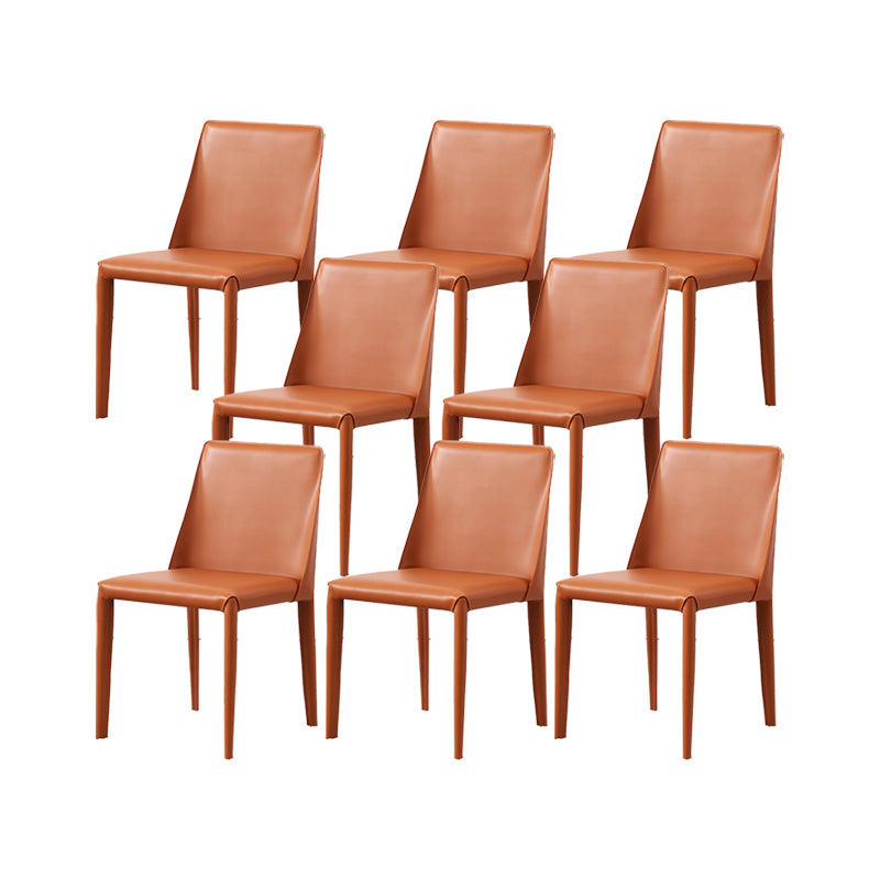 Contemporary Kitchen Dining Chairs Faux Leather Dining Chairs