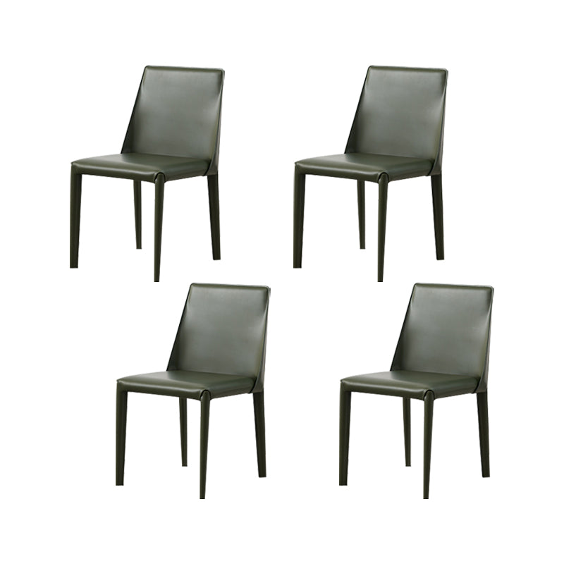 Contemporary Kitchen Dining Chairs Faux Leather Dining Chairs