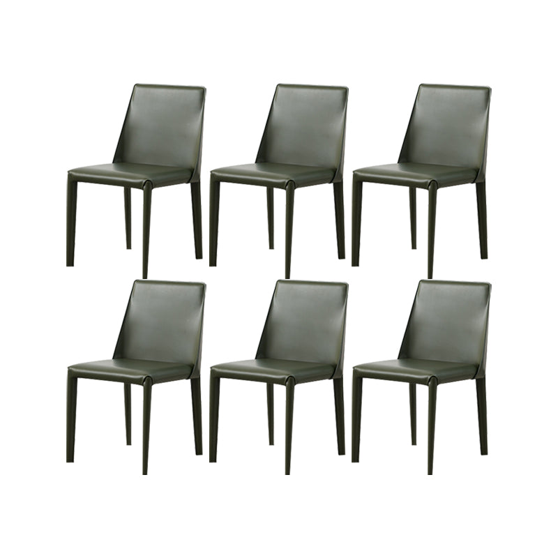 Contemporary Kitchen Dining Chairs Faux Leather Dining Chairs