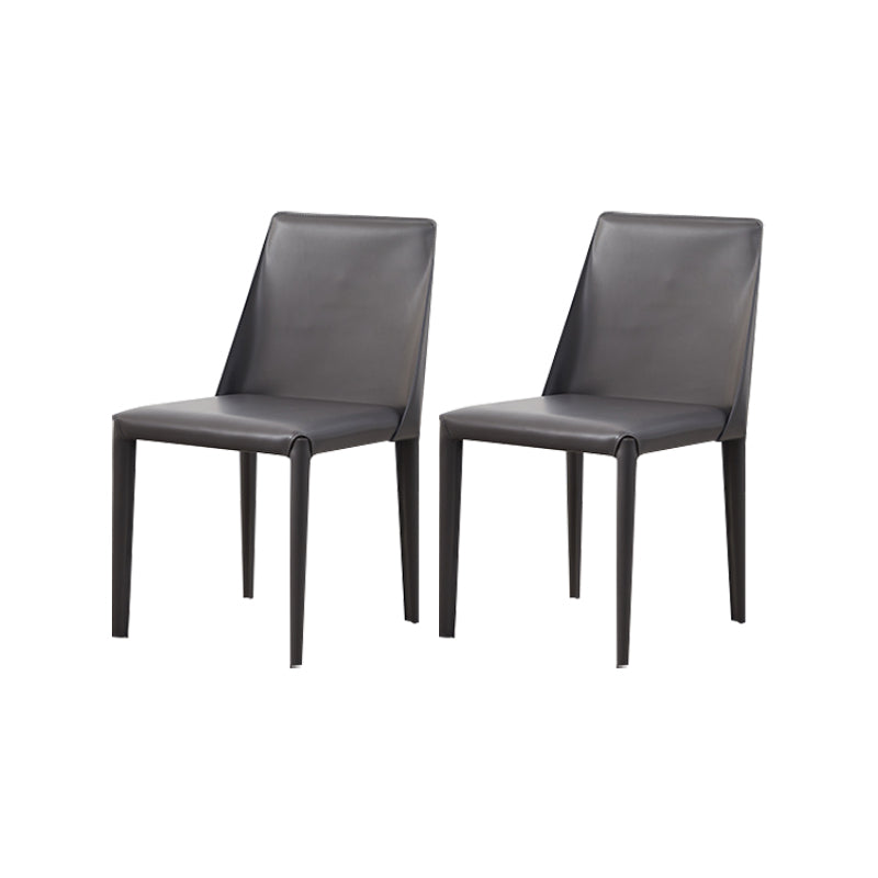 Contemporary Kitchen Dining Chairs Faux Leather Dining Chairs