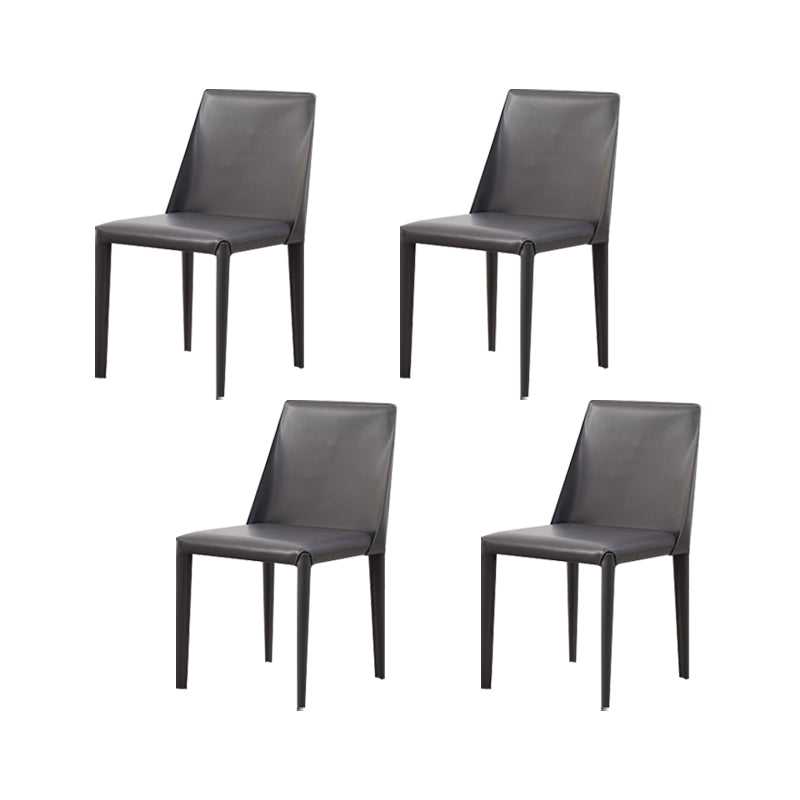 Contemporary Kitchen Dining Chairs Faux Leather Dining Chairs