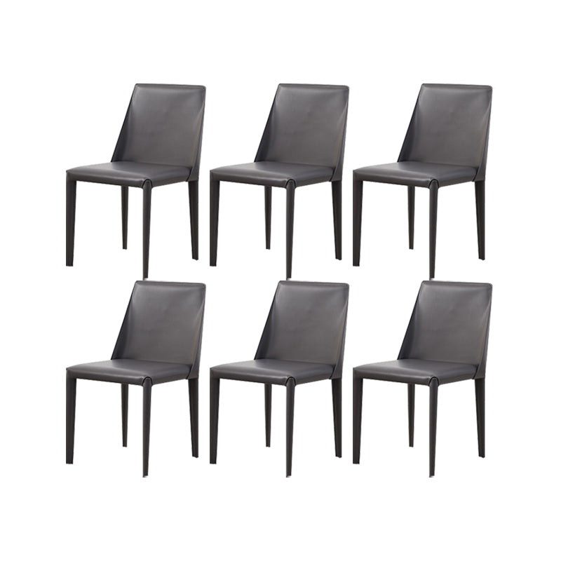 Contemporary Kitchen Dining Chairs Faux Leather Dining Chairs