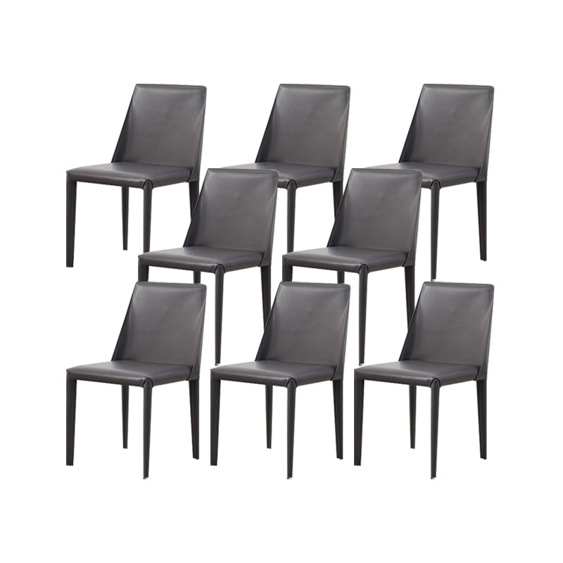 Contemporary Kitchen Dining Chairs Faux Leather Dining Chairs
