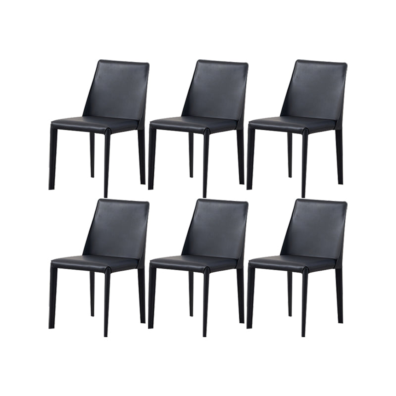 Contemporary Kitchen Dining Chairs Faux Leather Dining Chairs