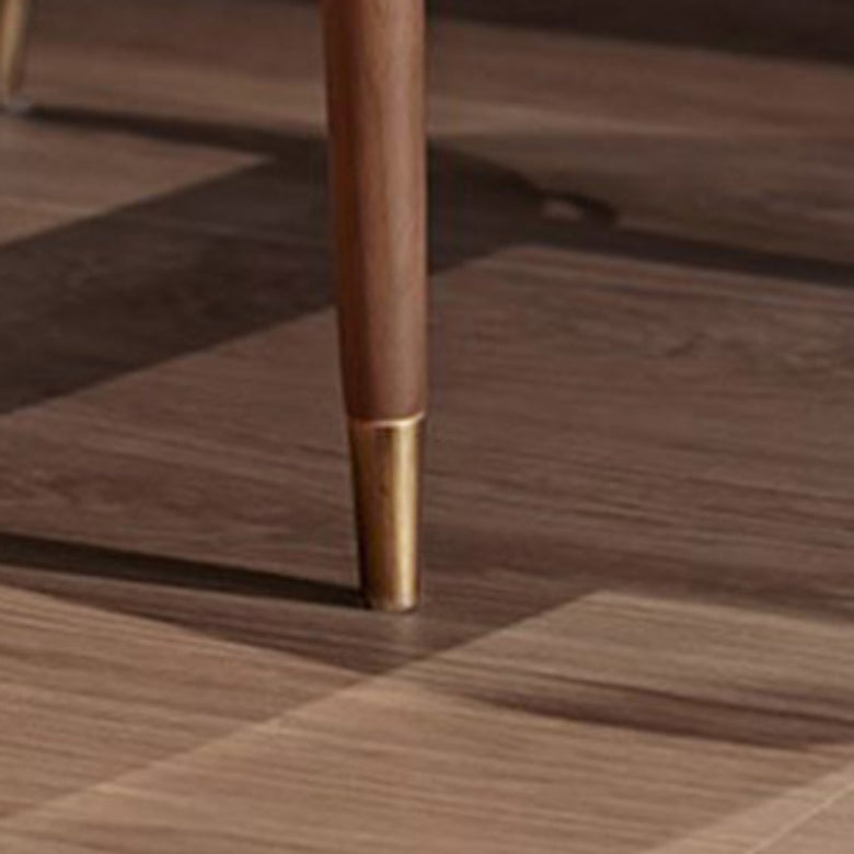 Upholstered Dining Chairs Faux Leather Chairs with Wood Base