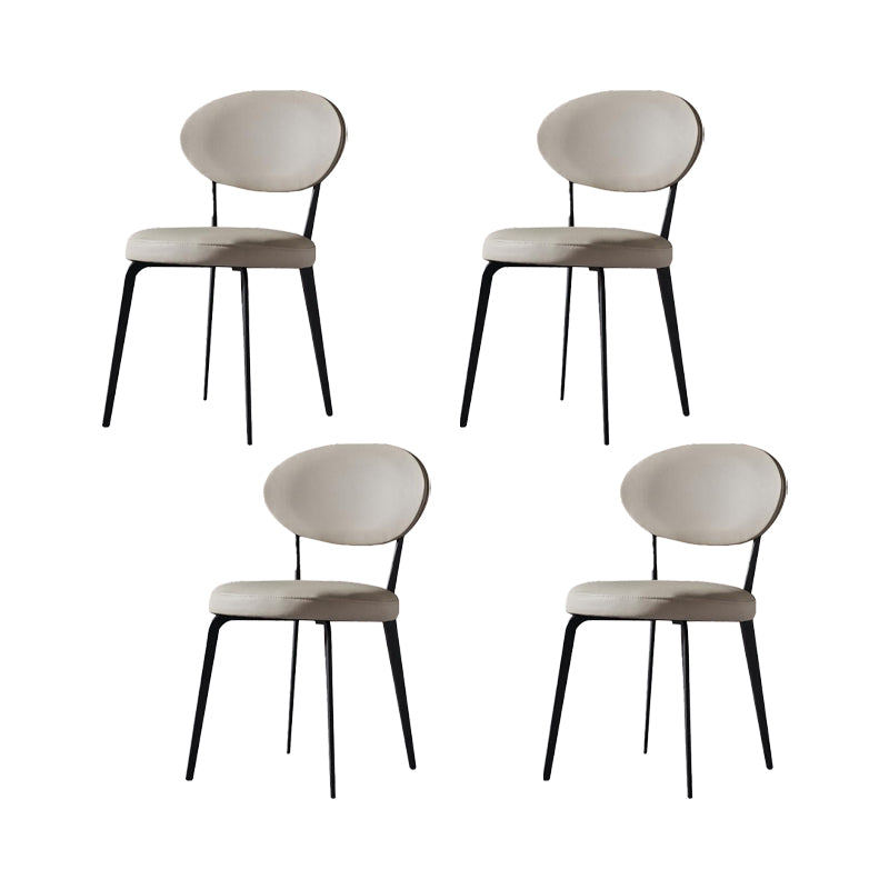 Faux Leather Dining Chairs Upholstered Dining Chairs in White