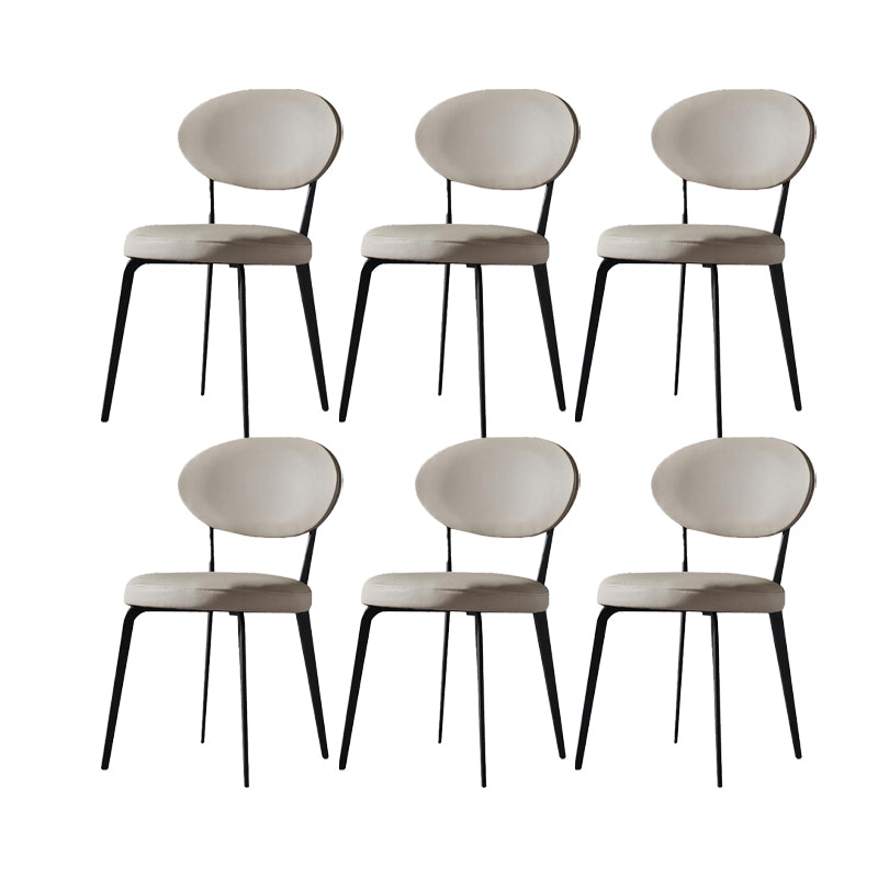 Faux Leather Dining Chairs Upholstered Dining Chairs in White