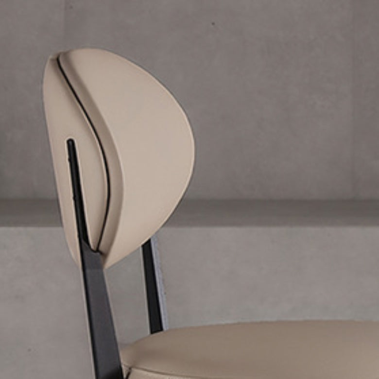 Faux Leather Dining Chairs Upholstered Dining Chairs in White