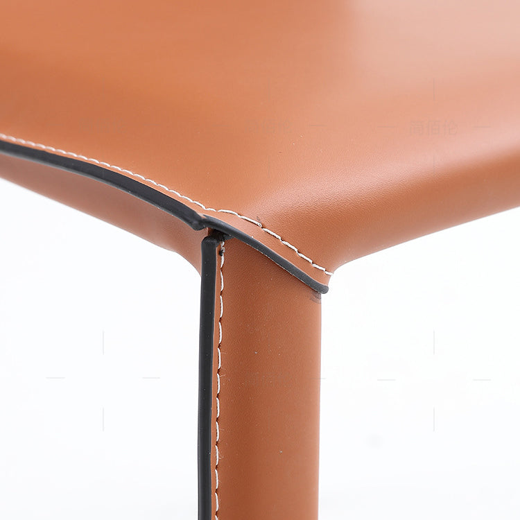 Faux Leather Kitchen Dining Chairs Upholstered Side Chairs with Metal Base