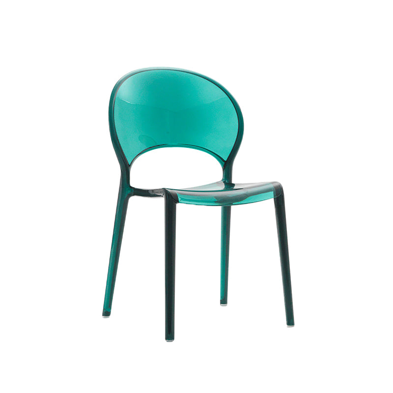 Nordic Style Colorful Side Chair Plastic Side Dining Chair for Home Use