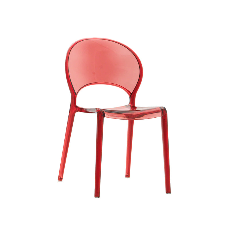 Nordic Style Colorful Side Chair Plastic Side Dining Chair for Home Use