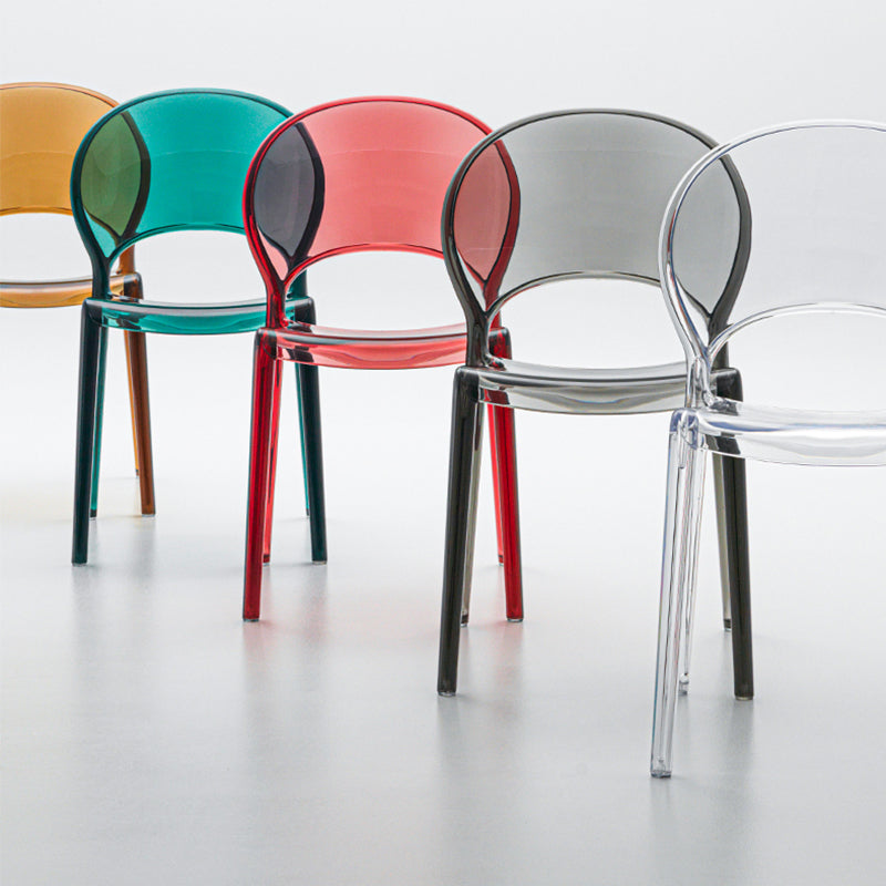 Nordic Style Colorful Side Chair Plastic Side Dining Chair for Home Use