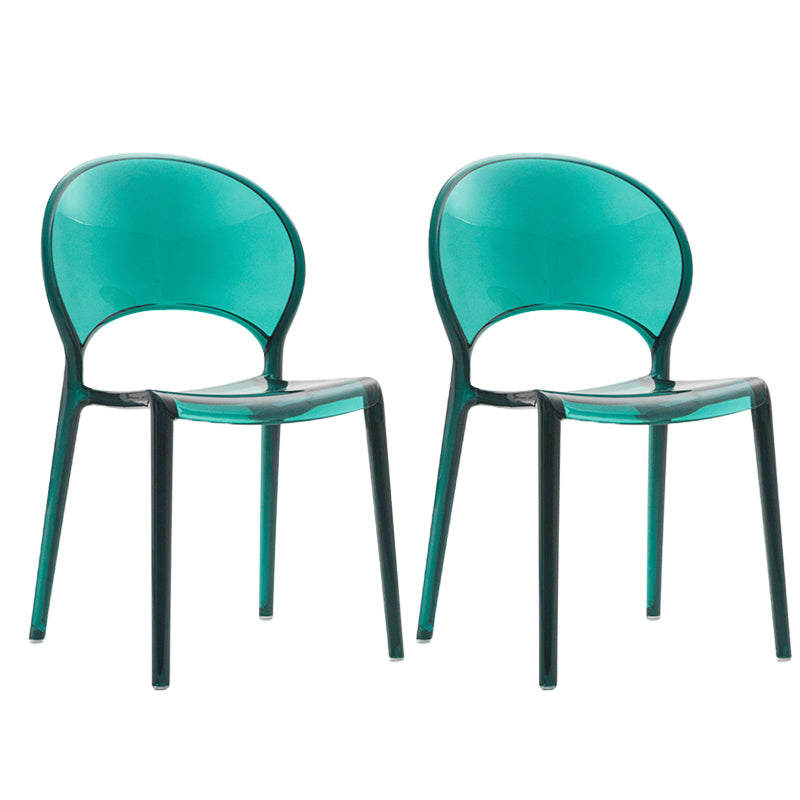 Nordic Style Colorful Side Chair Plastic Side Dining Chair for Home Use