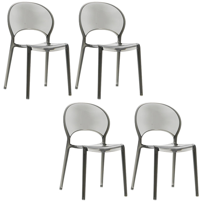 Nordic Style Colorful Side Chair Plastic Side Dining Chair for Home Use