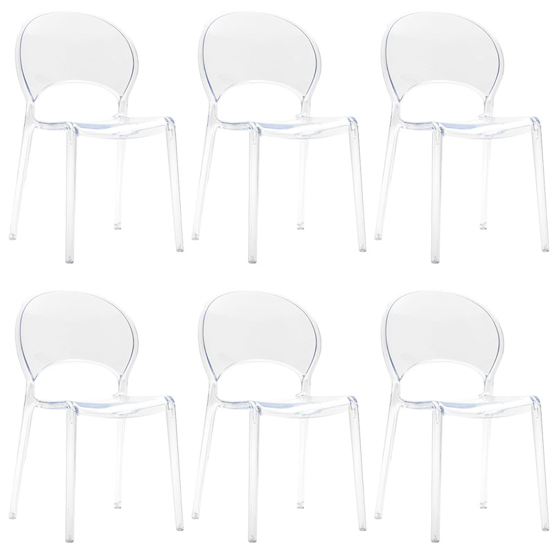 Nordic Style Colorful Side Chair Plastic Side Dining Chair for Home Use