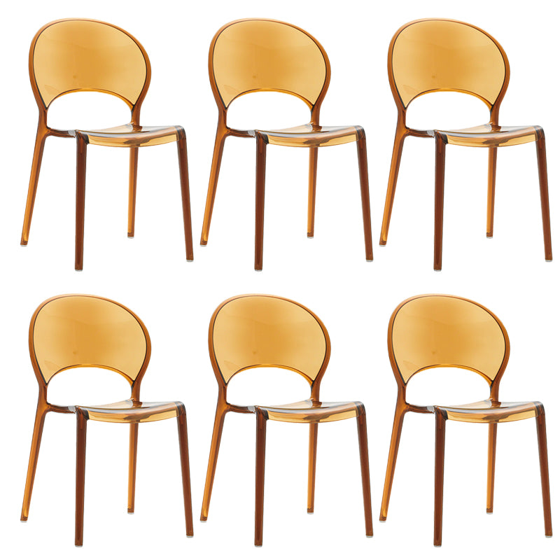 Nordic Style Colorful Side Chair Plastic Side Dining Chair for Home Use