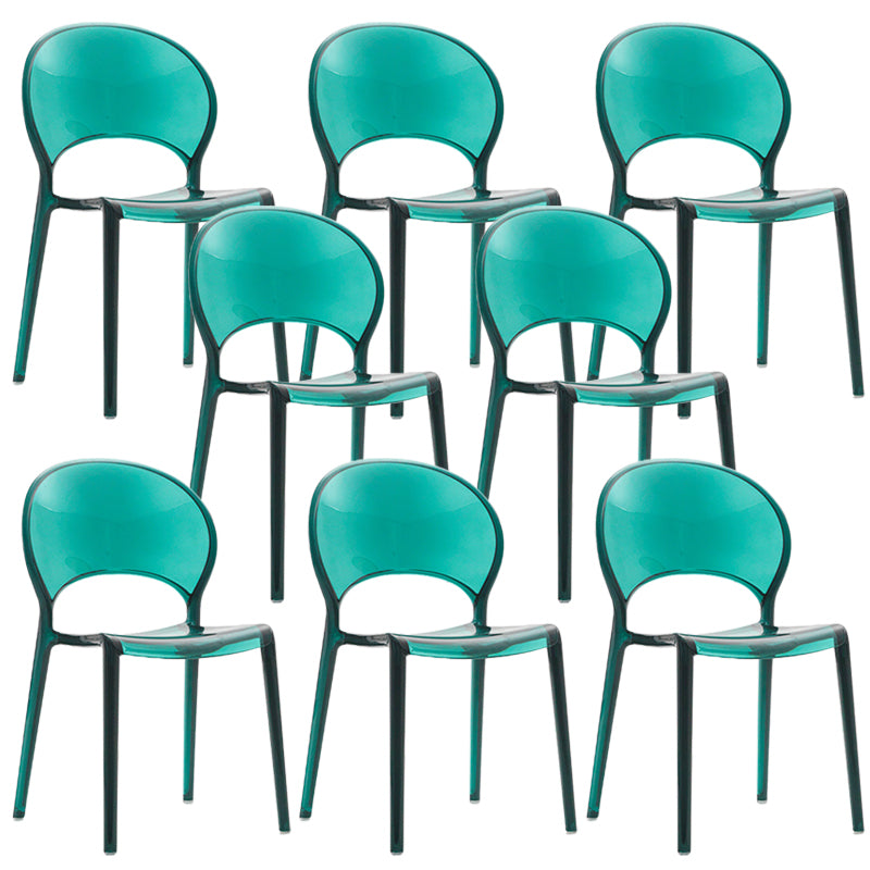 Nordic Style Colorful Side Chair Plastic Side Dining Chair for Home Use