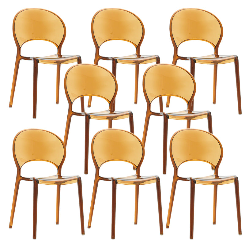 Nordic Style Colorful Side Chair Plastic Side Dining Chair for Home Use