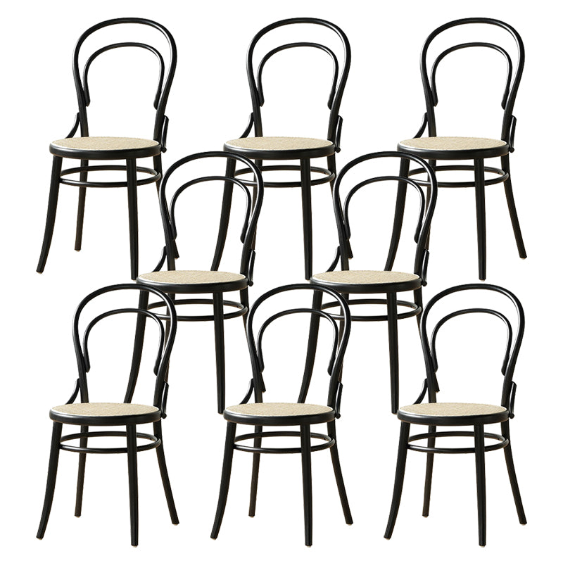 Industrial Style Side Chair Wooden Dining Chair for Living Room