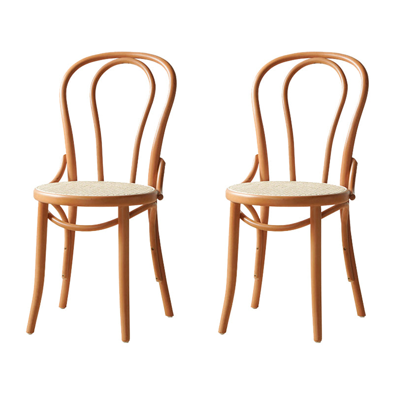 Industrial Style Side Chair Wooden Dining Chair for Living Room
