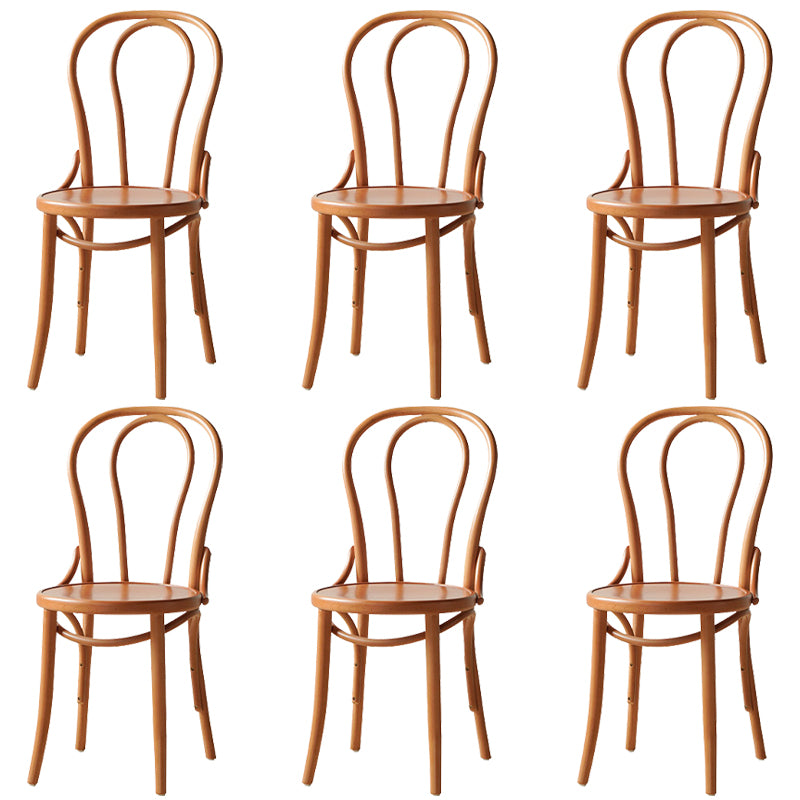 Industrial Style Side Chair Wooden Dining Chair for Living Room