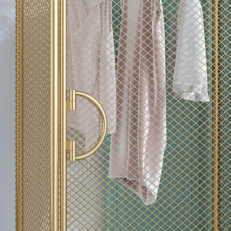 Contemporary Wardrobe Closet Metal Wardrobe Cabinet for Bedroom